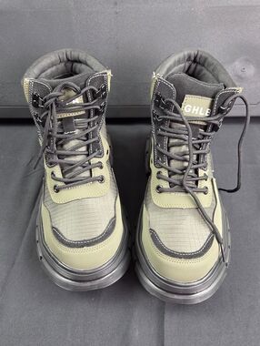 Sebowel GHLB Steel Toe Safety Boots Mens Size 10 Green Lace Up Lightweight